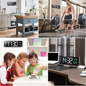 Digital LED Wall Clock | ساعة حائط رقمية LED
