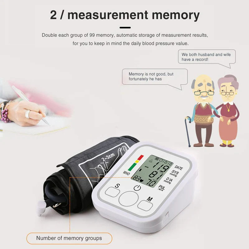Electronic Blood Pressure Monitor | جهاز قياس ضغط الدم الإلكتروني